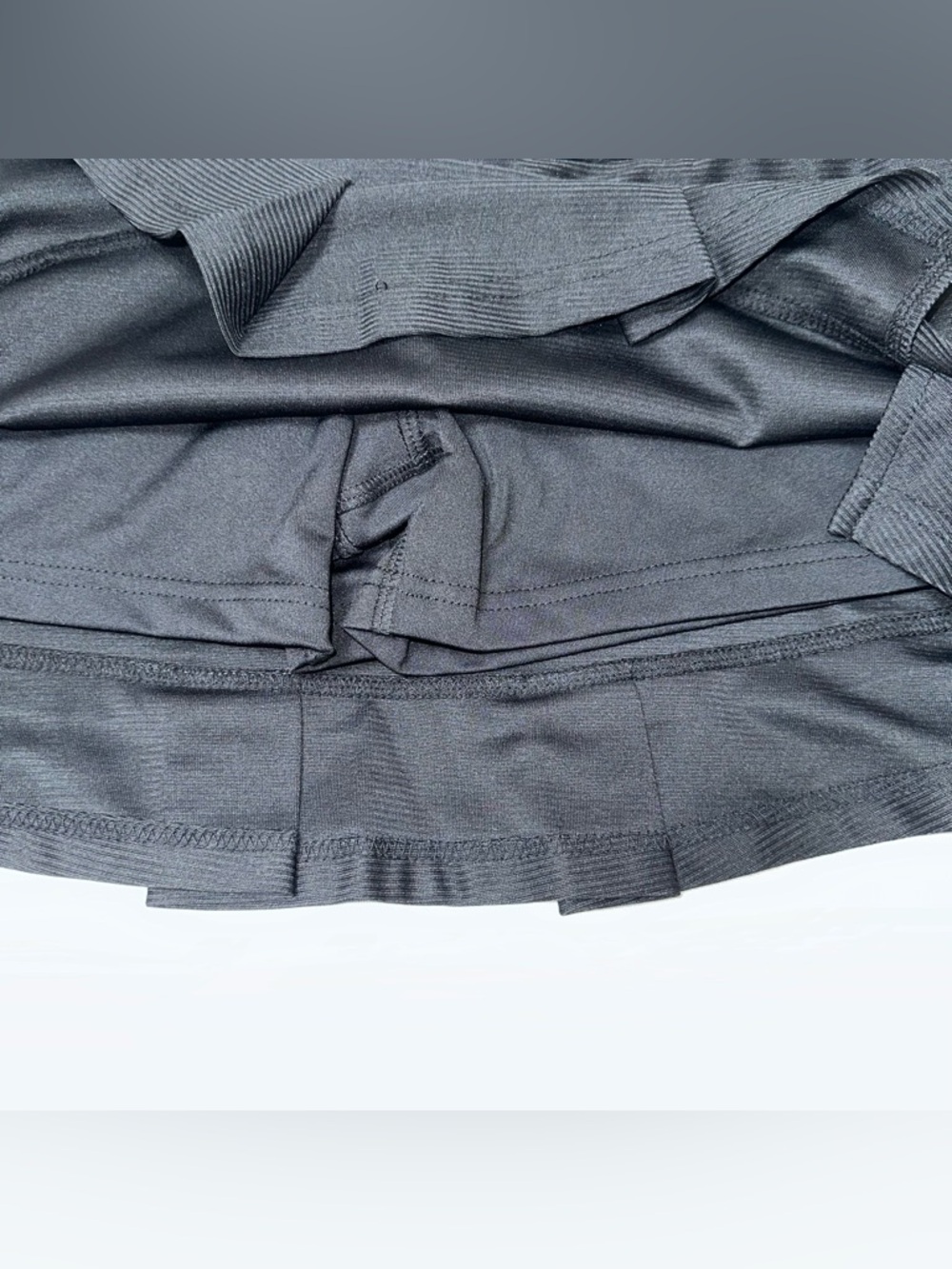 Bolle tech tennis Skort black athletic fabric with Pleated Hem ladies small - Picture 3 of 8